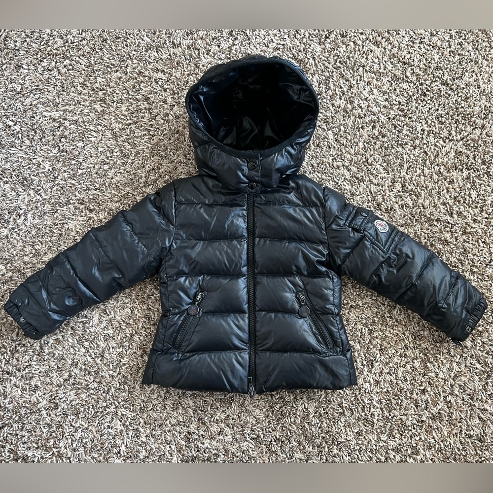 Moncler Black Kids Puffer Jacket